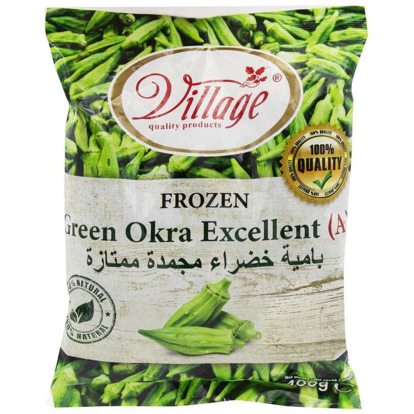 Village Frozen Green Okra Excellent(A) VEG 400g