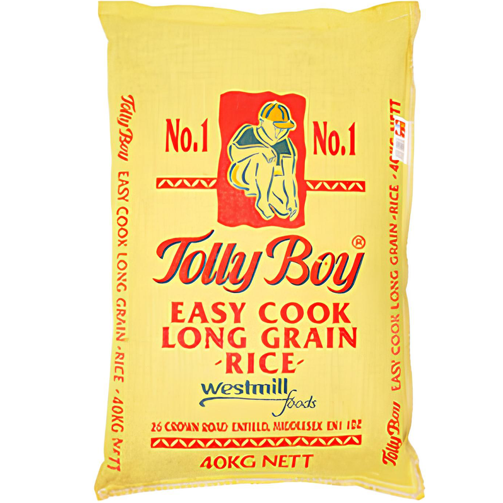 Tolly Boy Easy Cook Rice 40Kg