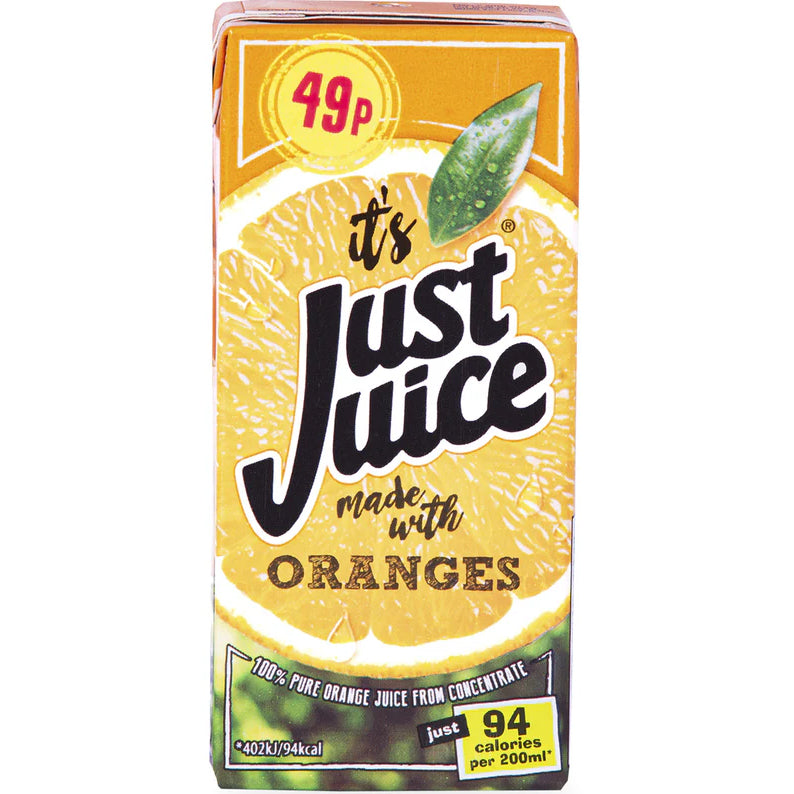 Just Juice Orange Tetra Pak PP 200ml