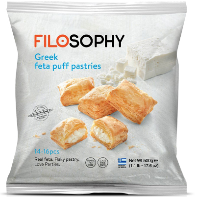 Ioniki FiloSophy Greek Feta Puff Pastries (00-22-32) 500g