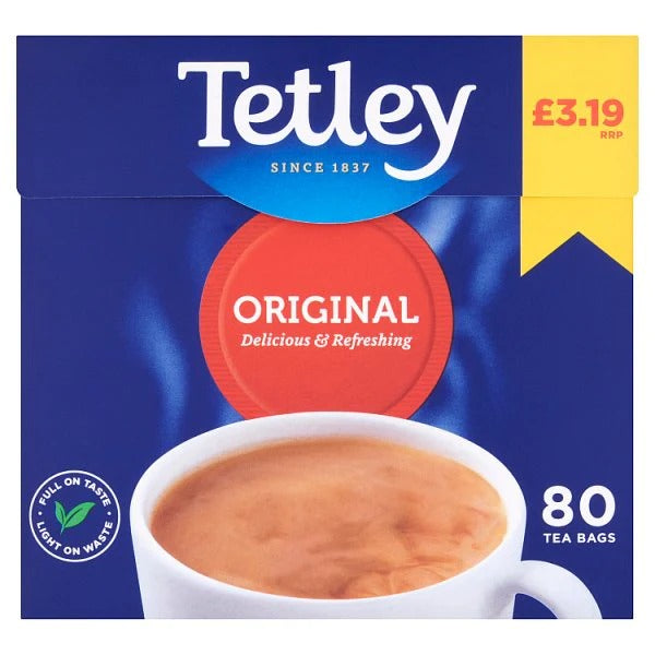 Tetley Original Tea Bags PMP ÃƒÆ’Ã†â€™ÃƒÂ¢Ã¢â€šÂ¬Ã…Â¡ÃƒÆ’Ã¢â‚¬Å¡Ãƒâ€šÃ‚Â£3.19 80s