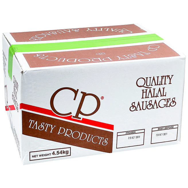 CP Tasty (GREEN TAPE) Halal Beef Sausage 6's 60pcs