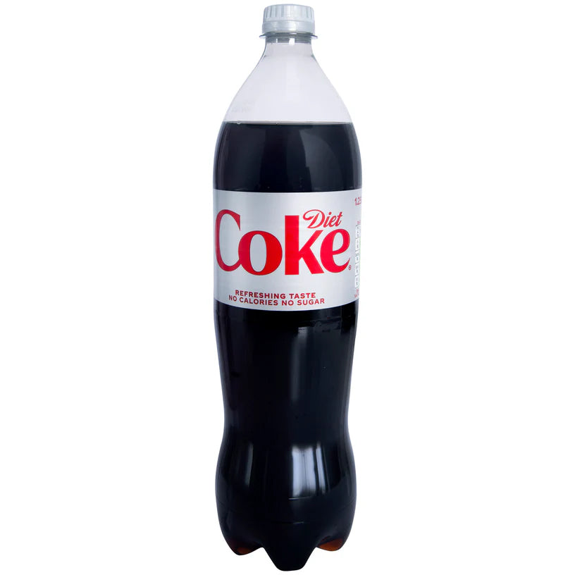 Coca Cola Diet Bottle [GB] (PET) 1.25L