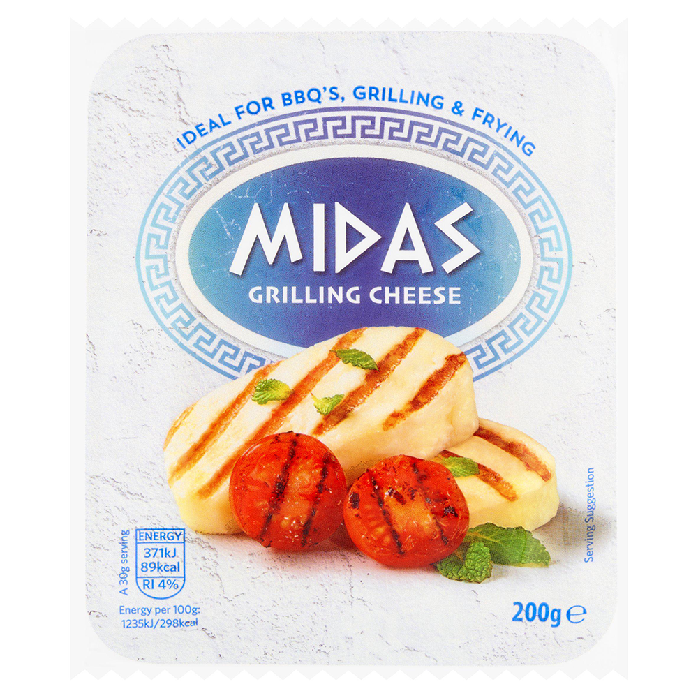 Midas Grilling Cheese Plain 200g