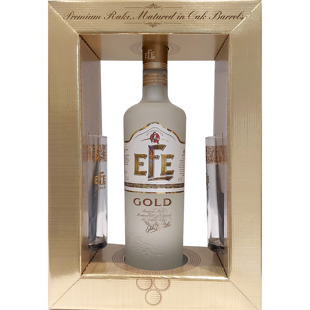 Efe Raki Gold +2 Glass Set 70cl